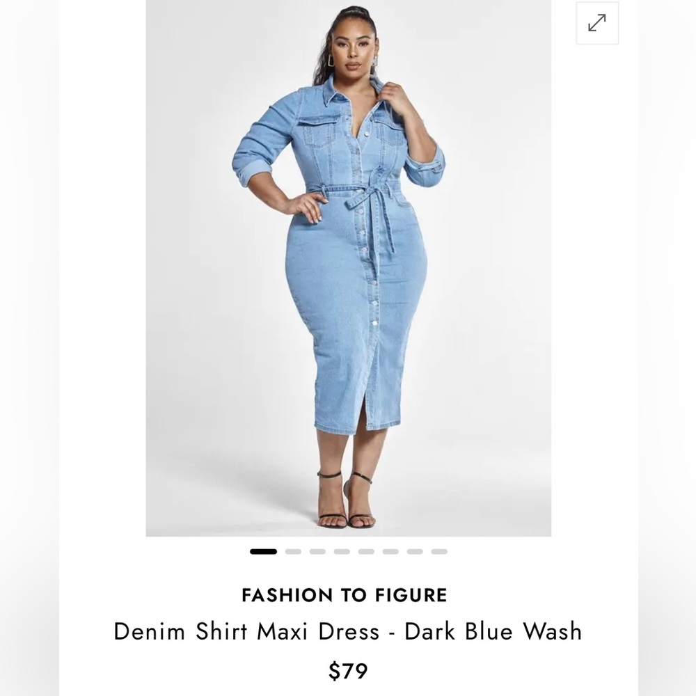 Denim dress